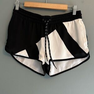 Adidas Black and White Athletic Shorts